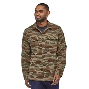 Patagonia mens camoflage flannel shirt